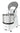 Dough kneading machine 12kg/16L AS