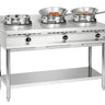 Wok cooker, 3 burners