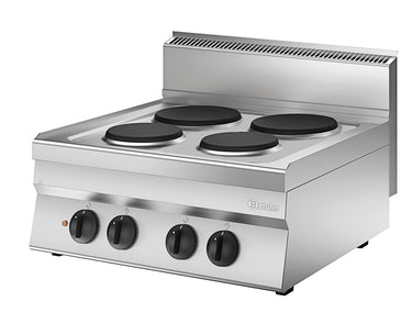 Electric stove 650, W700, 4PL, TU