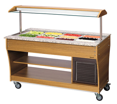 Buffet trolley, cold, 4x 1/1 GN