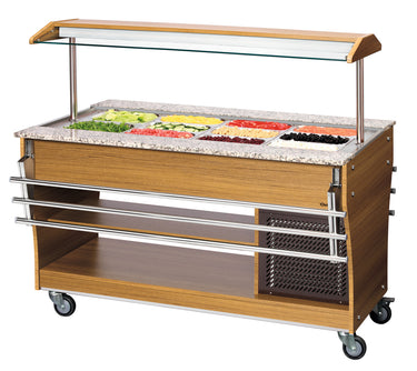 Buffet trolley, cold, 4x 1/1 GN