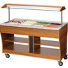Buffet trolley, hot, 4x 1/1GN