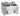 Induction deep fat fryer 2x8L Plus