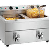 Induction deep fat fryer 2x8L Plus
