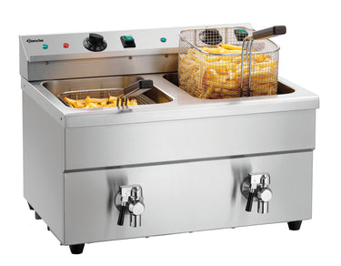 Induction deep fat fryer 2x8L Plus