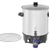 Mulled wine pot, bl.w. canner 30L, SS