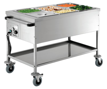 Food service cart 3 x 1/1 GN