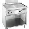 Griddle plate gas 700,W800, 1/2-1/2