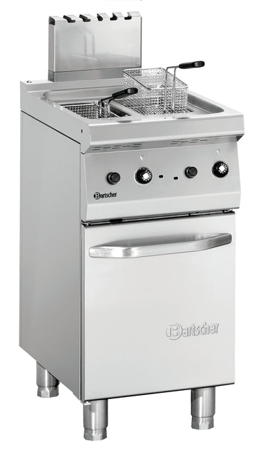 Deep fat fryer gas, 700 W400, 2x7L