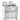 Deep fat fryer gas, 700 W800, 2x15L