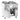 Pasta cooker 700, W800, 2x24L