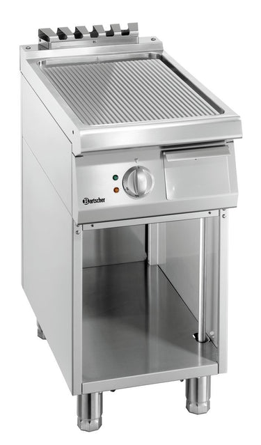 Griddle plate 700, W400, grooved