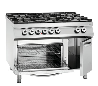 Gas stove, 6BRs,el. oven,2/1GN NS