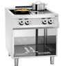 Induction stove, 4 HTzon., OBU