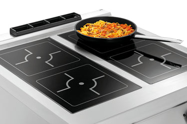 Induction stove, 4 HTzon., OBU