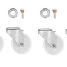 Swivel castors set 900 4S100