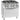 Gas range 900 4 burners GBO