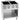 Induction range 900 4 hobs OU