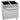 Electric range 900 4 hobs EBO