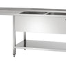 Sink centre, 700, W1800, 2 basins R