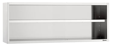 Wall cupboard open 400, W1800
