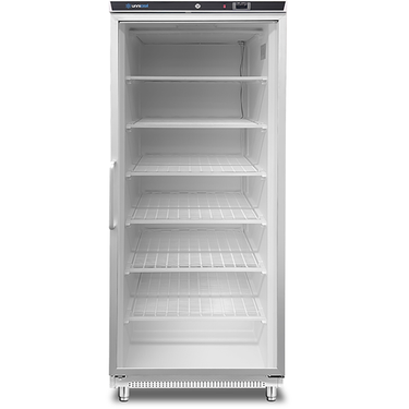 Tiefkühlschrank | 630L | Weiß + Glas | – 18°C/ – 22°C | Umluft | 775 x 735 x 1920 mm