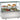 Refr. display 2/1 GN, straight glass
