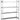 Shelving system Kit 3, B1500