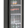 Glass-doored refrigerator 300L