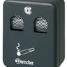 Wall-mounted ashtray, black
