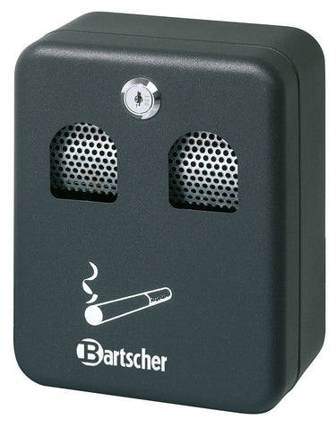 Wall-mounted ashtray, black
