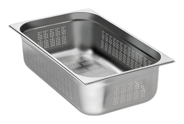 GN container, 1/1, D150, perforated