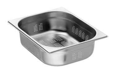 GN container, 1/2, D100, perforated