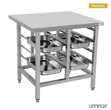 Ofenuntergestell 900x800xH900mm