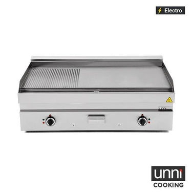 Elektro-Grillplatte – gerillt 1/3 – E65GP30B-G