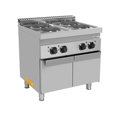 Elektroherd mit Türen 4 Kochplatten – E70C20-K