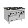 Gasherd mit Gas Backofen – 6 Brenner - G70FGO30-K