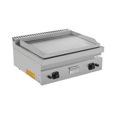 Grillplatte Platte Gas – gerillt verchromt – G70GP20B+GC