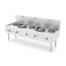 Wok-Herd | Gas | 2 Wok Brenner + 3 Soup Brenner | 82.6kW | 2310x850x1100mm