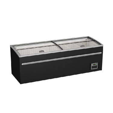 Supermarkt Gefriertruhe | 1040L | Schwarz