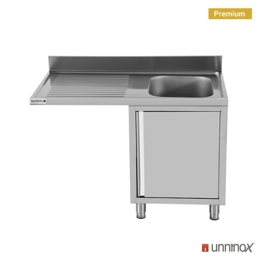 Spülmaschine Spültisch 140x70xH85 Becken rechts