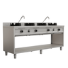 Wokstove | Gas Wok-Herd – 4×15 kW – 4 Koch Zone