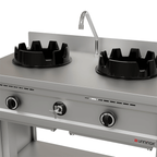 Wokherd Gas-Wokherd - 2x15 kW - 2 Kochzone