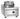 Gas wok table cooker GWTH1