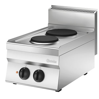 Electric stove 650, W400, 2PL, TU