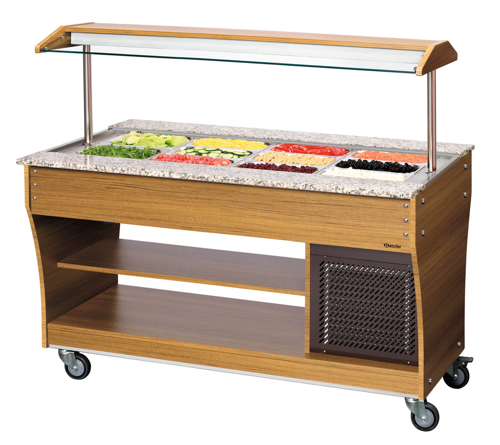 Buffet trolley, cold, 4x 1/1 GN