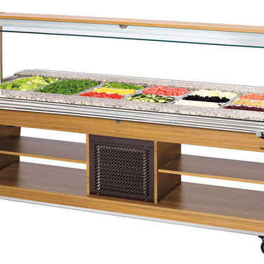 Buffetwagen, gekühlt, 6x 1/1 GN