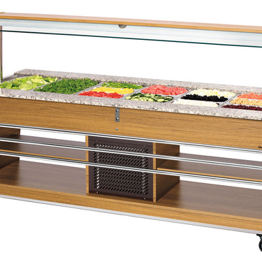 Buffetwagen, gekühlt, 6x 1/1 GN