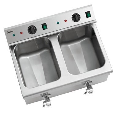 Induktionsfritteuse 2x8L Plus
