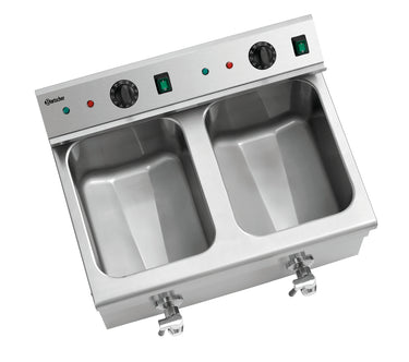 Induction deep fat fryer 2x8L Plus